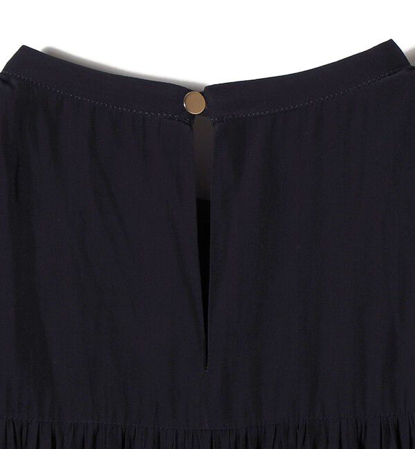 SHIPS for women「〈手洗い可能〉カッセン ギャザー ベルト付き 長袖 ワンピース」|ワンピース|