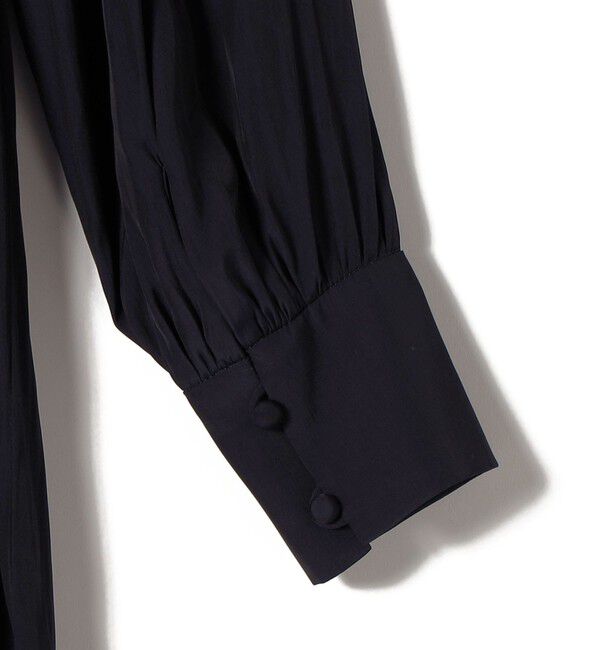 SHIPS for women「〈手洗い可能〉カッセン ギャザー ベルト付き 長袖 ワンピース」|ワンピース|