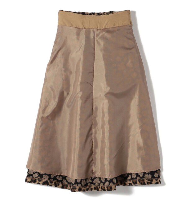 SHIPS Colors 「SHIPS Colors:〈手洗い可能〉レオパード ジャカード タック スカート」|スカート|