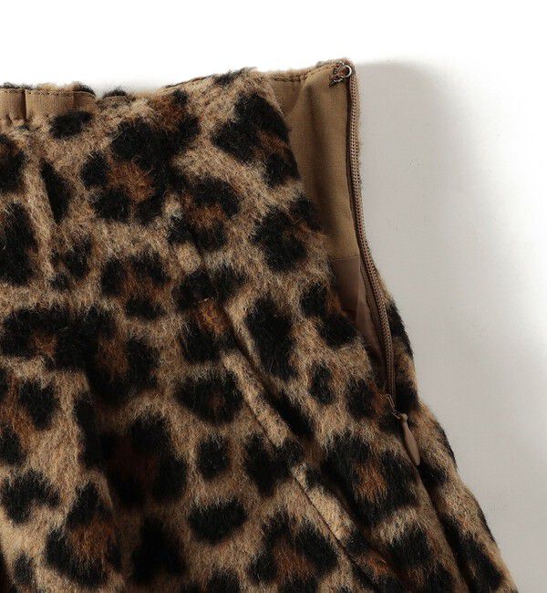 SHIPS Colors 「SHIPS Colors:〈手洗い可能〉レオパード ジャカード タック スカート」|スカート|