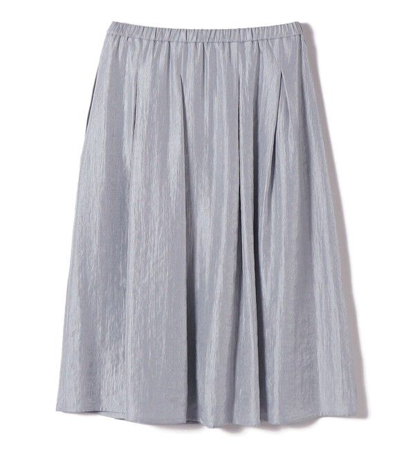 SHIPS for women「〈手洗い可能〉シャイニー フレア スカート」|スカート|