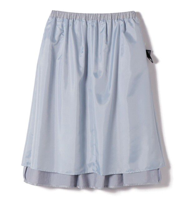 SHIPS for women「〈手洗い可能〉シャイニー フレア スカート」|スカート|