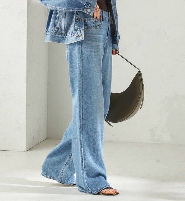 SHIPS for women「《予約》【SHIPS EXCLUSIVE】Levi&rsquo;s: LOW LOOSE ライトオンス」|デニム|