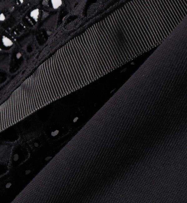 SHIPS for women「《予約》【WEB限定】〈手洗い可能〉レース コンビ カットソー」|Tシャツ・カットソー|