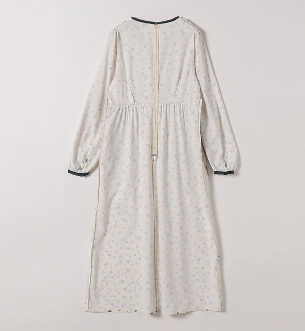 SHIPS any「《予約》SHIPS any:〈洗濯機可能〉フラワー プリント ウエストギャザー Vネック ワンピース」|ワンピース|