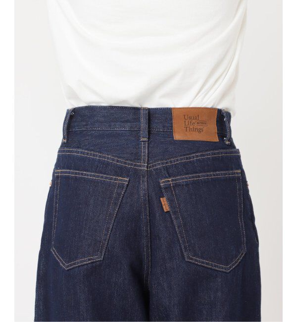 OUTDOOR PRODUCTS Usual Things「追加4 ULTライトデニムハイライズルーズ5PKT」|デニム|