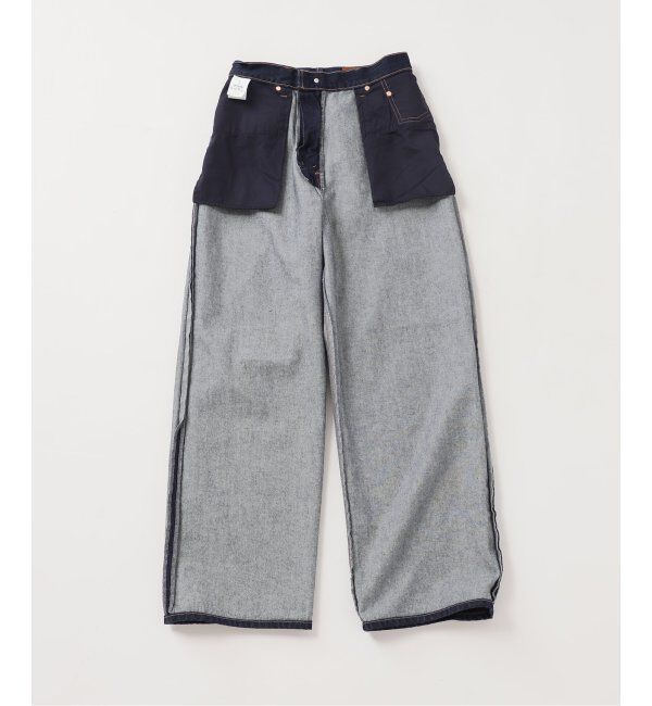 OUTDOOR PRODUCTS Usual Things「追加4 ULTライトデニムハイライズルーズ5PKT」|デニム|