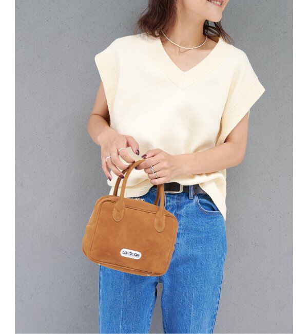 OUTDOOR PRODUCTS Usual Things「2WAY CUBE BAG Suede Look」|ショルダー・メッセンジャー|