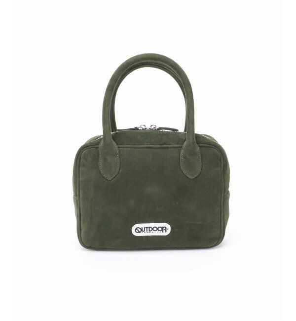 OUTDOOR PRODUCTS Usual Things「2WAY CUBE BAG Suede Look」|ショルダー・メッセンジャー|カーキ