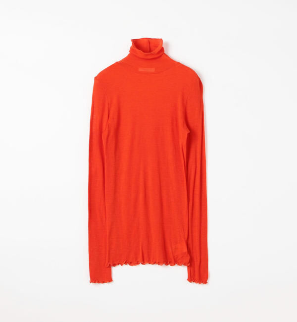 MACPHEE「ウールリブ タートルネックプルオーバー」|Tシャツ・カットソー|