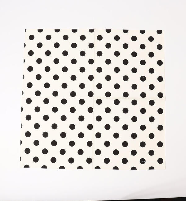 TOMORROWLAND GOODS「TOMORROWLAND コットン ドットハンカチ」|ハンカチ|