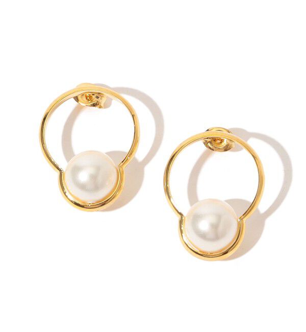 TOMORROWLAND GOODS「【別注】januka モチーフパールピアス」|ピアス|12 ホワイト系