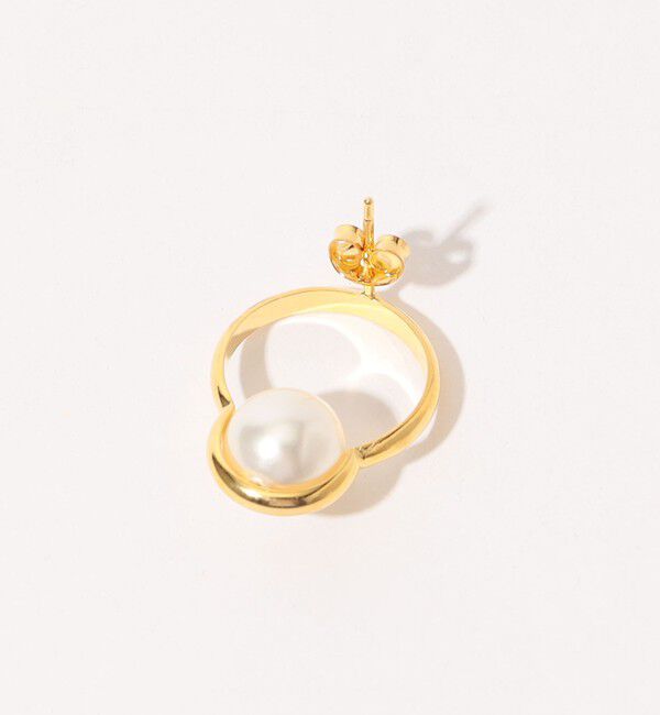 TOMORROWLAND GOODS「【別注】januka モチーフパールピアス」|ピアス|