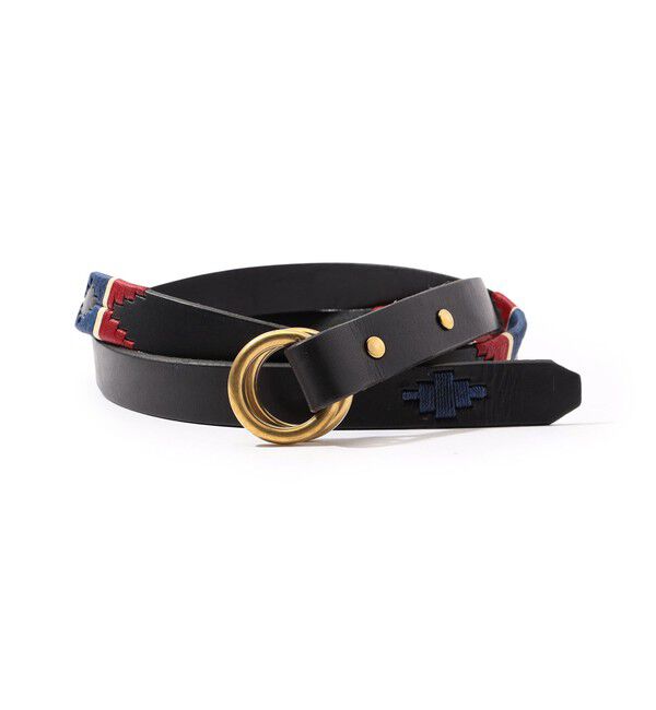 TOMORROWLAND GOODS「MAISON GAUCHOS RING BELT リングベルト」|ベルト|68 ネイビー系
