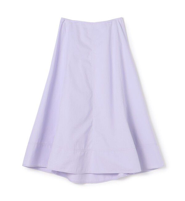 MACPHEE「コットンサージ サーキュラーロングスカート」|フレア|73 ライトパープル