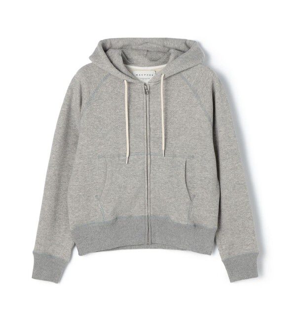 MACPHEE「コットンジャージー ジップアップパーカー」|パーカー|13 ライトグレー