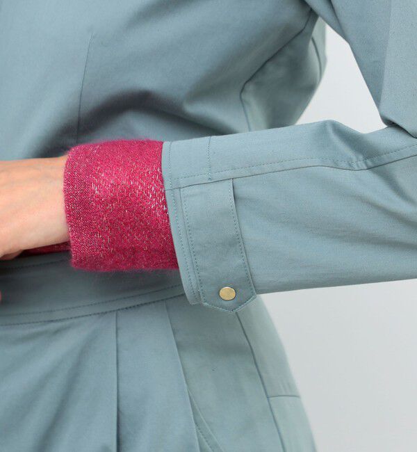 BACCA「ストレッチコットン ショートジップアップブルゾン」|ブルゾン・スタジャン|