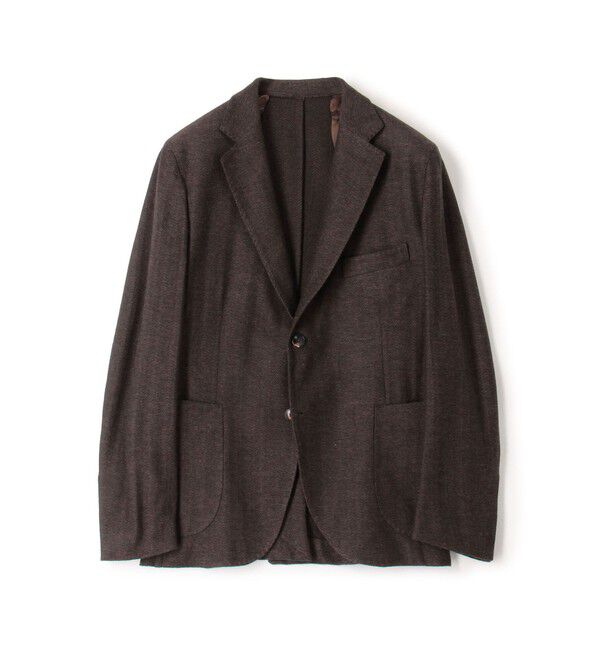 TOMORROWLAND BUYING WEAR「【別注】BARBA Dynamic ウールコットン シングルブレステッド2Bジャケット」|テーラードジャケット|49 ダークブラウン