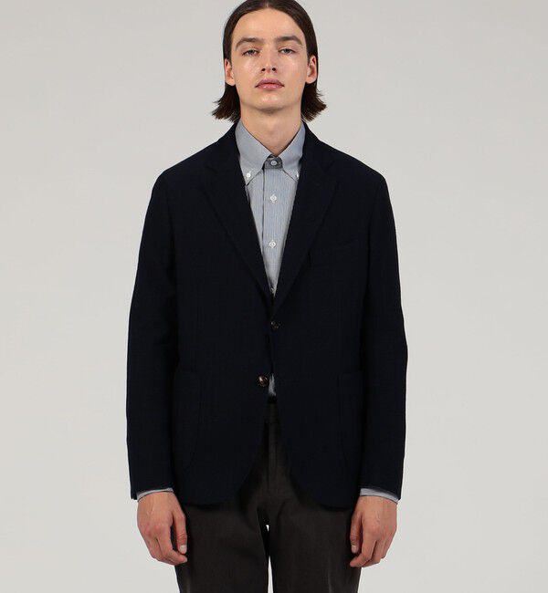 TOMORROWLAND BUYING WEAR「【別注】BARBA Dynamic ウールコットン シングルブレステッド2Bジャケット」|テーラードジャケット|