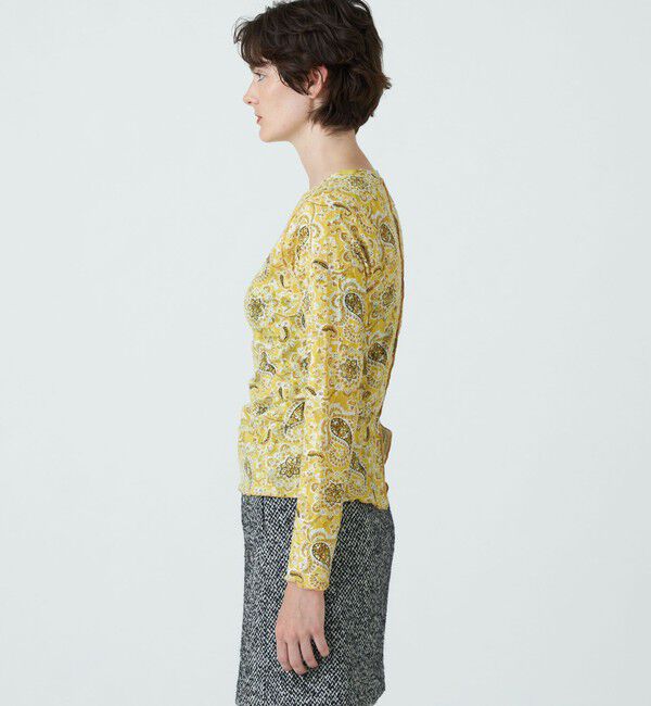 SOULEIADO「ポリエステルコットン　スリットクループルオーバー」|Tシャツ・カットソー|