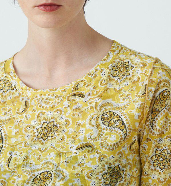 SOULEIADO「ポリエステルコットン　スリットクループルオーバー」|Tシャツ・カットソー|