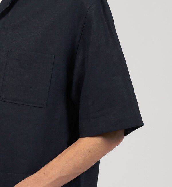 TOMORROWLAND MENS「リネン オープンカラーシャツ」|シャツ・ブラウス|