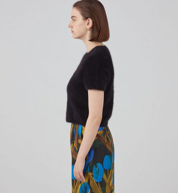 Ballsey「フラッフィーヤーン ショートスリーブプルオーバー」|ニット・セーター|