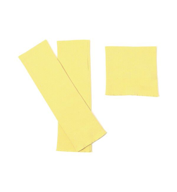 Edition「ウール ネックウォーマー グローブセット」|手袋|21 ライトイエロー