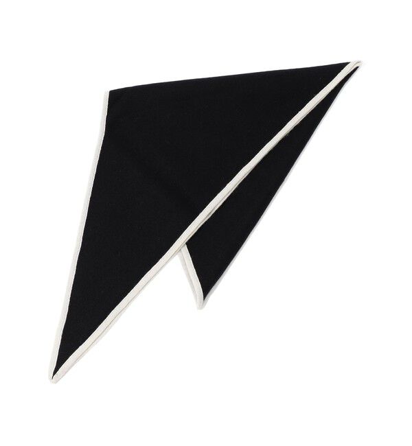 TOMORROWLAND GOODS「 GALERIE VIE トライアングルストール」|ストール|18 ブラック系