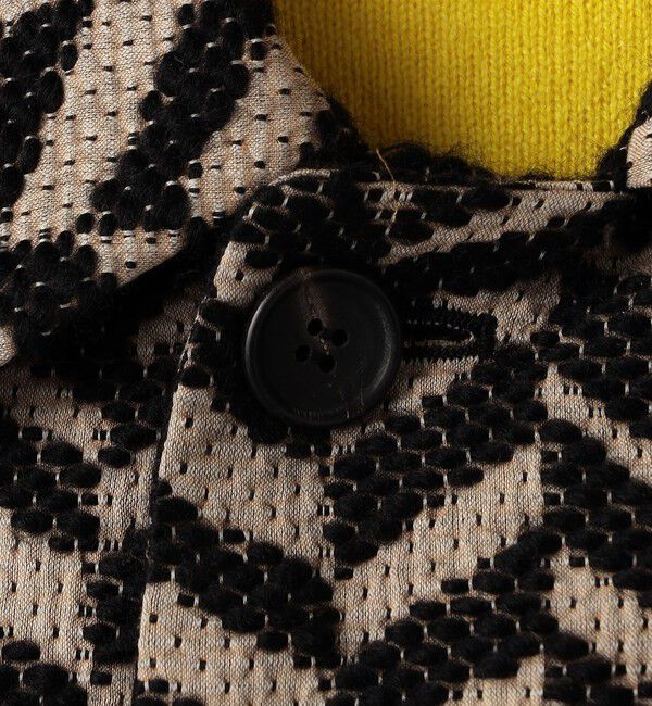 TOMORROWLAND GOODS「HAVERSACK ウールロービングヘリンボーン バルカラーコート」|ステンカラーコート|