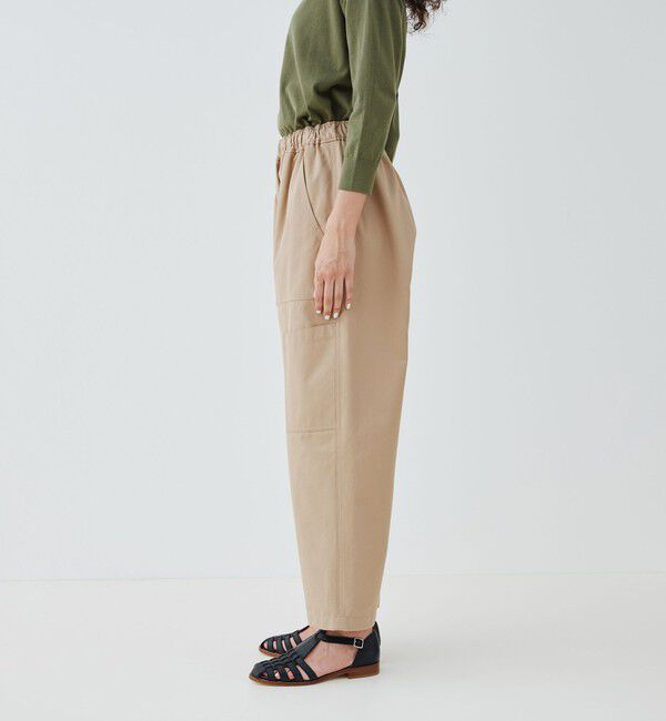 GALERIE VIE「ドライコットンギャバジン イージーファティーグパンツ」|カーゴ|
