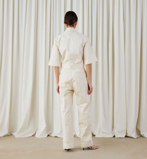 DES PRES「コットンサテン ジャンプスーツ」|オールインワン|