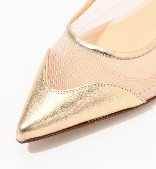 TOMORROWLAND GOODS「NEBULONI E.  MESH TULLE フラットパンプス」|パンプス|