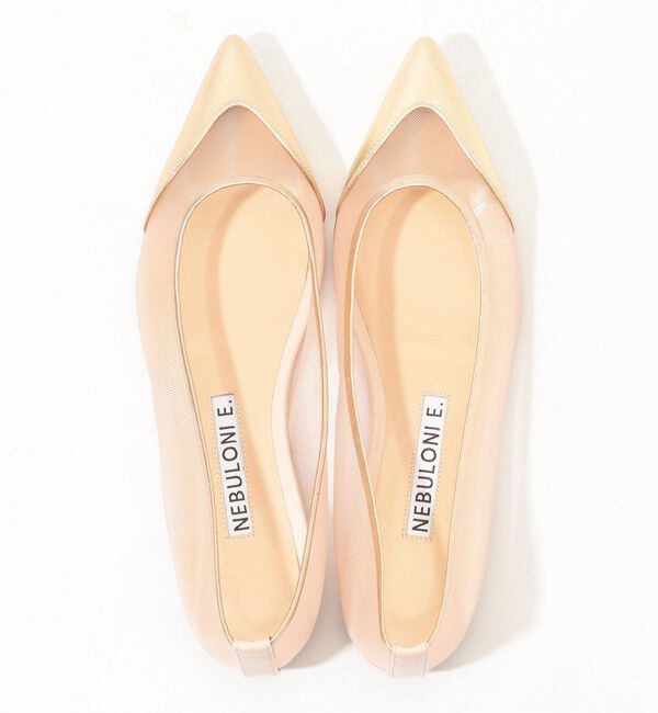 TOMORROWLAND GOODS「NEBULONI E.  MESH TULLE フラットパンプス」|パンプス|