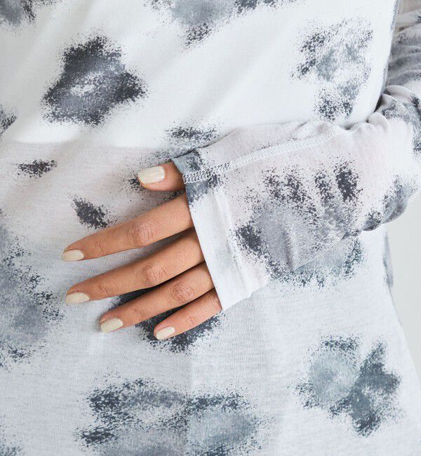 Edition「フラワープリント ロンスリーブトップス」|Tシャツ・カットソー|