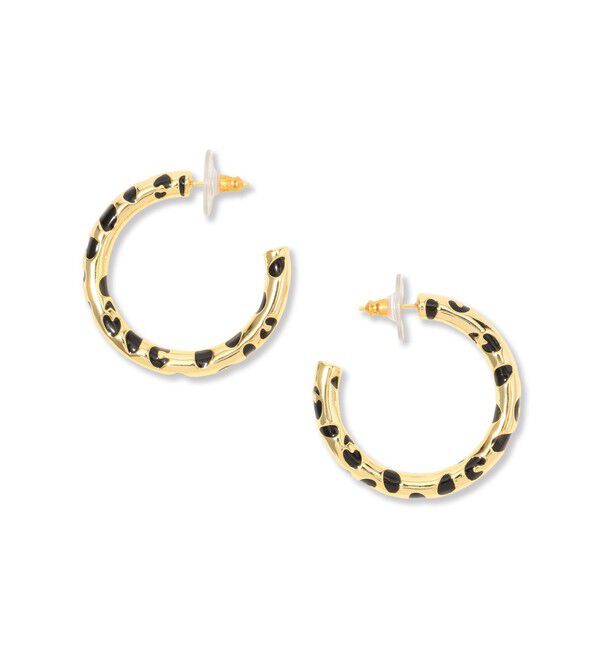 TOMORROWLAND GOODS「Kenneth Jay Lane HOOP ピアス」|ピアス|18 ブラック系