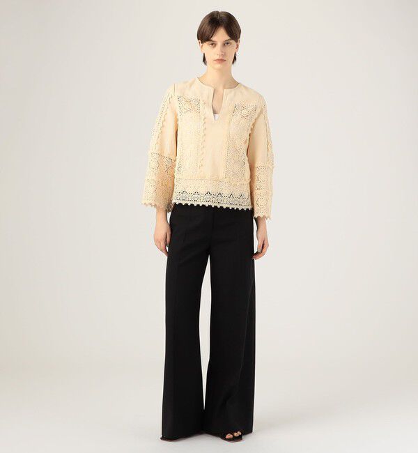 TOMORROWLAND GOODS「BY MALENE BIRGER DONNA レースエンブロイダリーブラウス」|シャツ・ブラウス|