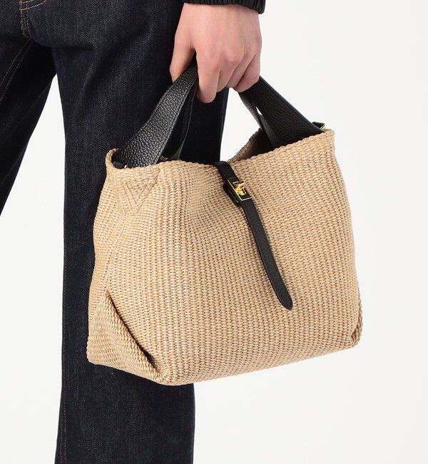 TOMORROWLAND GOODS「VIOLAd'ORO イタリアンラフィアシート 2WAYトートバッグ M」|トートバッグ|