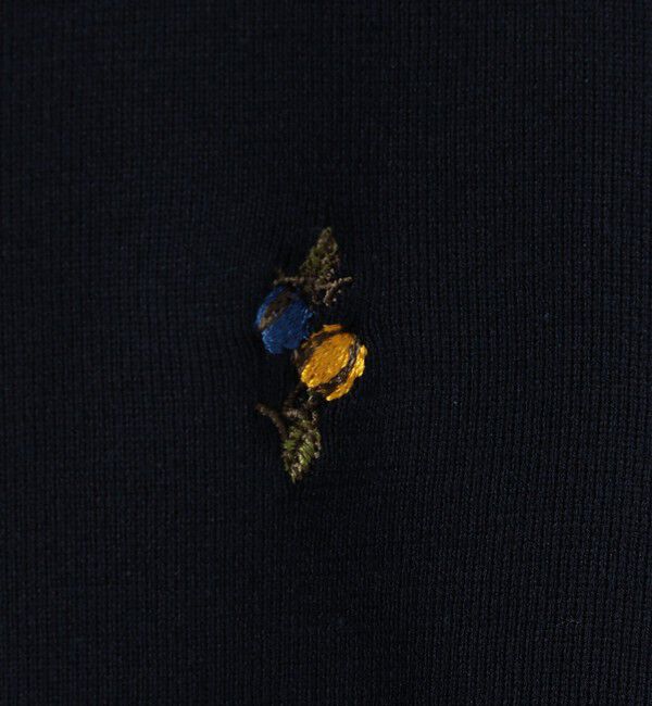 CABaN「GREEN SHOWER エンブロイダリーハーフスリーブカーディガン」|カーディガン|