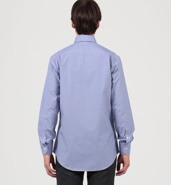 TOMORROWLAND MENS「120/2コットン ハウンドトゥース ボタンダウン ドレスシャツ」|シャツ・ブラウス|