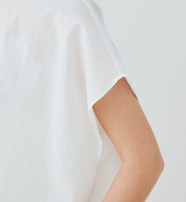 GALERIE VIE「コットンタイプライター スタンドネック ボックスシャツ」|シャツ・ブラウス|