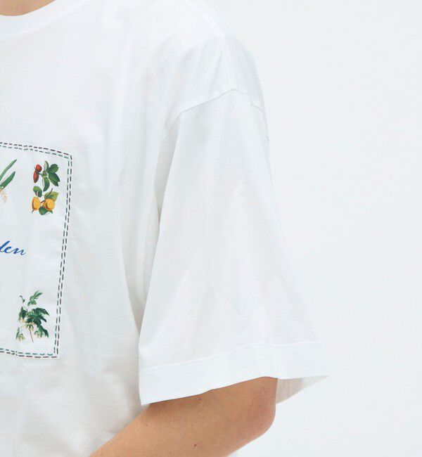 CABaN「CABaN スビンコットン GREEN SHOWERプリントTシャツ」|Tシャツ・カットソー|