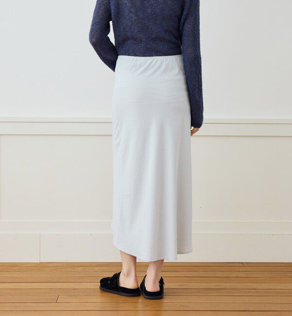 JAMES PERSE「ライトウェイトマットサテン バイアスカットスカート WLMP5987」|タイト|