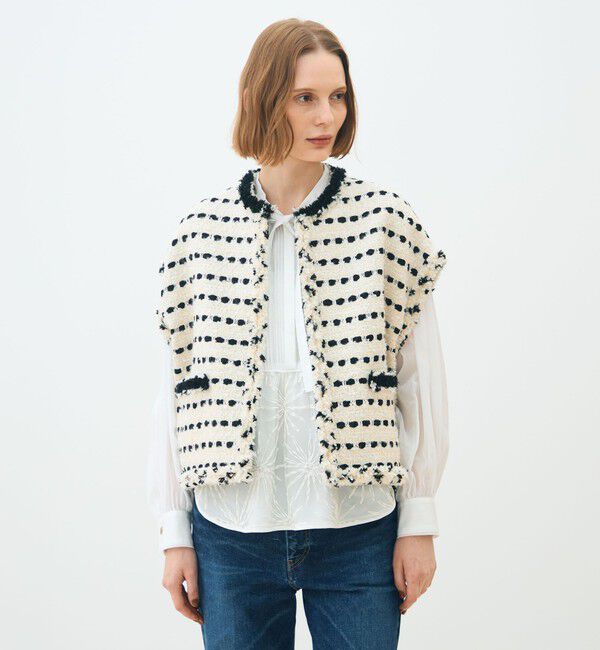 TOMORROWLAND collection「ウィンターボーダー スクエアジレ」|ベスト・ジレ|