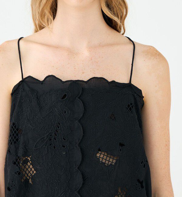 SOULEIADO「バンダナエンブロイダリー キャミソールワンピース」|ワンピース|