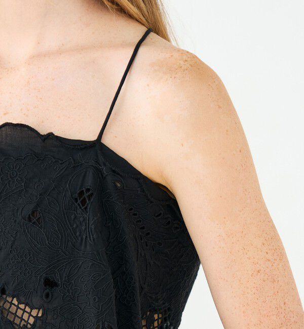 SOULEIADO「バンダナエンブロイダリー キャミソールワンピース」|ワンピース|