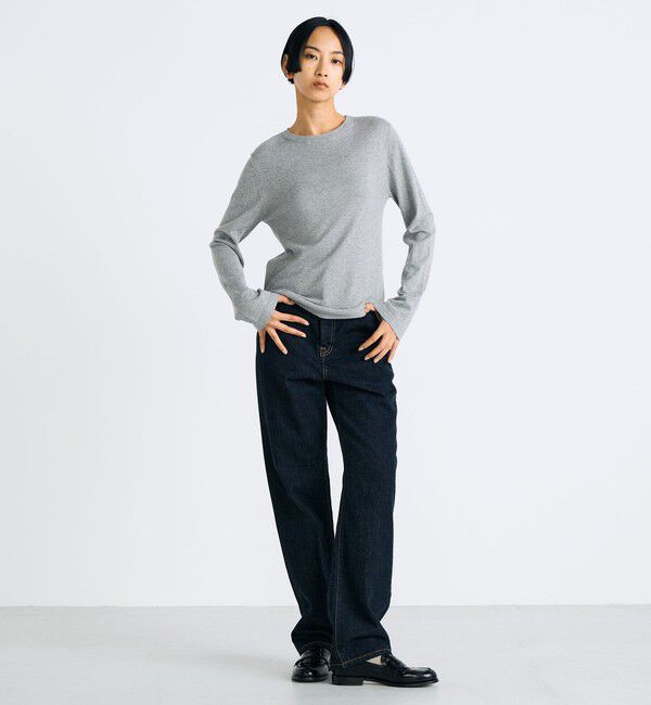 Edition「コットンカシミヤ ロングスリーブニット」|ニット・セーター|