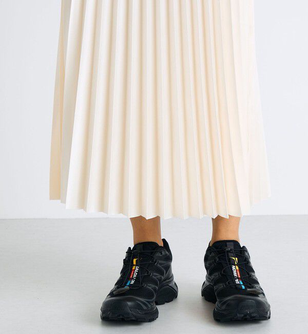 Edition「エンボスサテン プリーツスカート」|スカート|