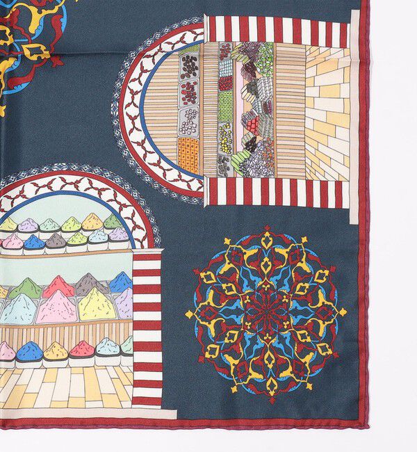 TOMORROWLAND GOODS「Kinloch シルクスカーフ」|バンダナ・スカーフ|