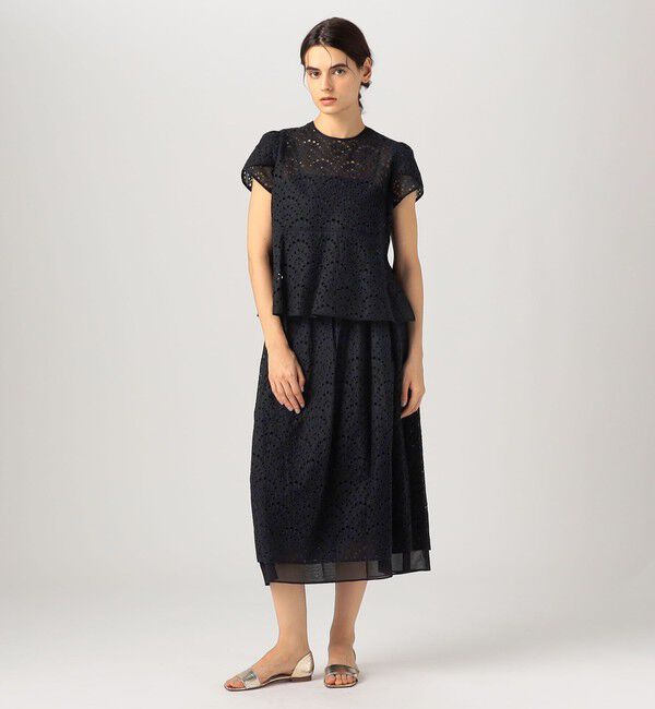 TOMORROWLAND collection「ピーコックエンブロイダリー ペタルスリーブブラウス」|シャツ・ブラウス|